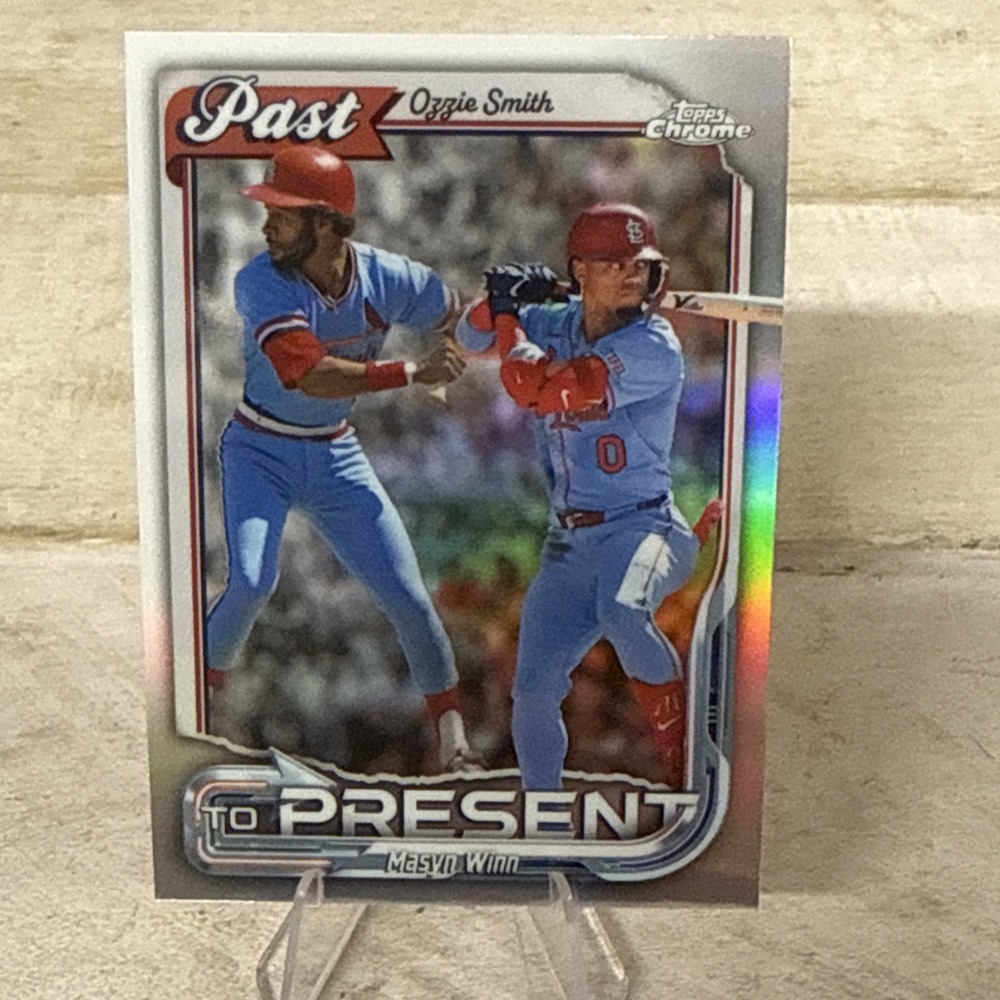 2026 Topps Chrome - Ozzie Smith Masyn Winn Past to Present St Louis Cardinals